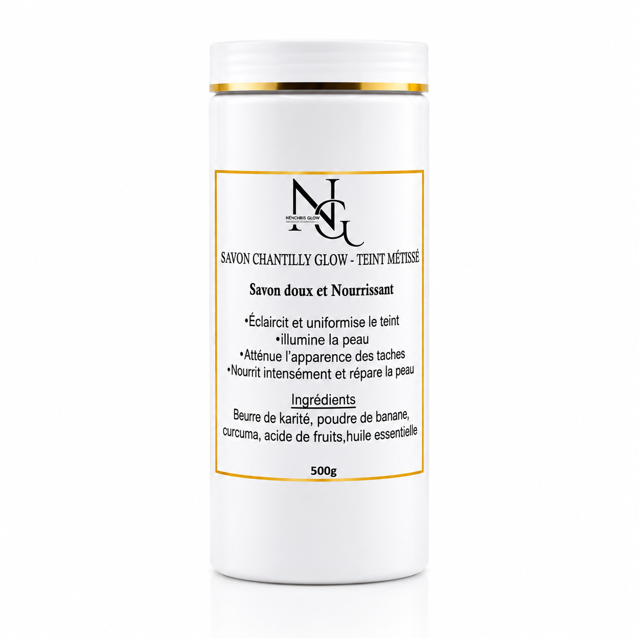 SAVON CHANTILLY GLOW ( TEINT MÉTISSE)