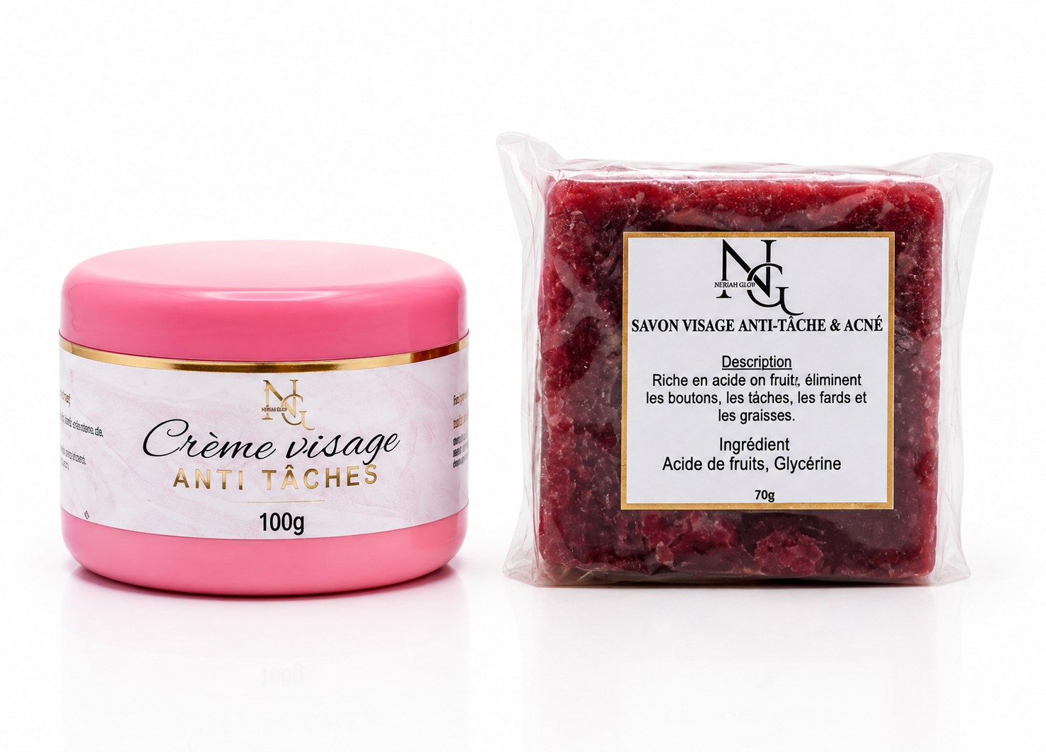 KIT VISAGE ANTI-TÂCHE ( TEINT MARON CLAIR )